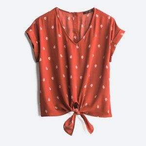 Carice Tie Front Blouse